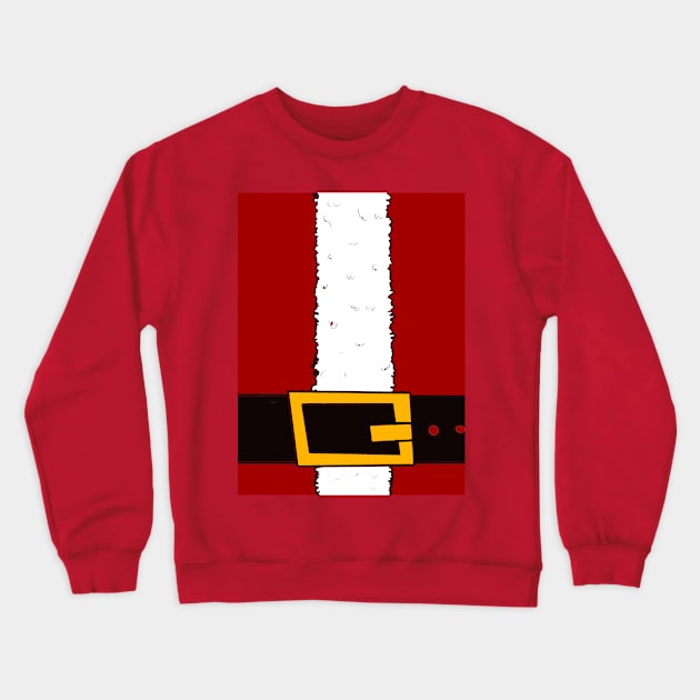 Santa’s Uniform Crewneck Sweatshirt by Stephanie Kennedy 